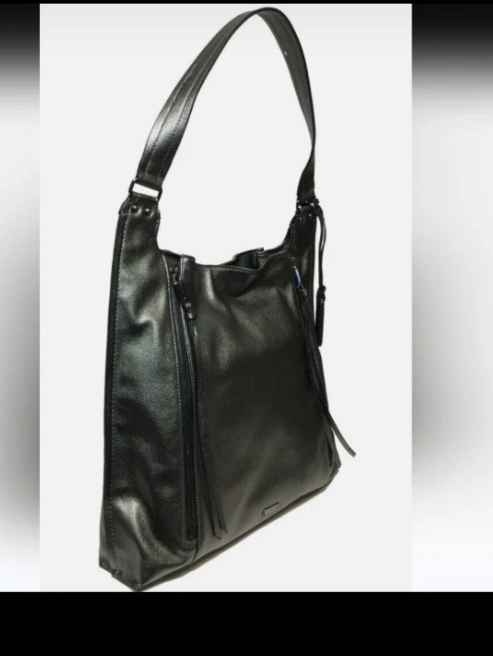 Joe's Jeans Black Leather Shoulder Bag